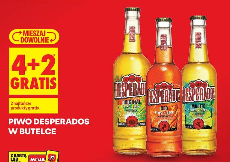Piwo Desperados Mojito w butelce +2 warianty