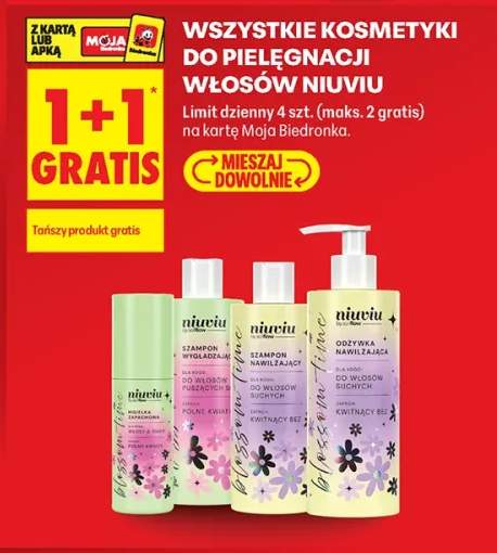 Kosmetyki do pielęgnacji włosów Niuviu +4 warianty