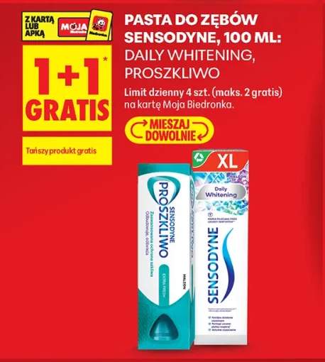 Pasta do zębów Sensodyne Proszkliwo +1 wariant