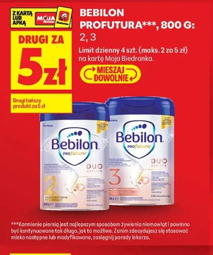 Mleko modyfikowane Bebilon Profutura 3 +1 wariant