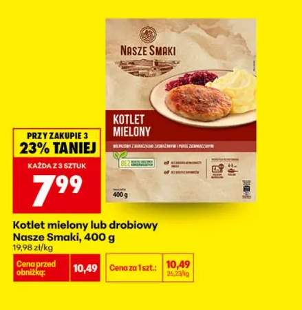 Kotlet mielony Nasze Smaki +1 wariant