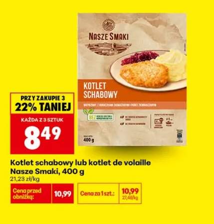 Kotlet de volaille Nasze Smaki +1 wariant