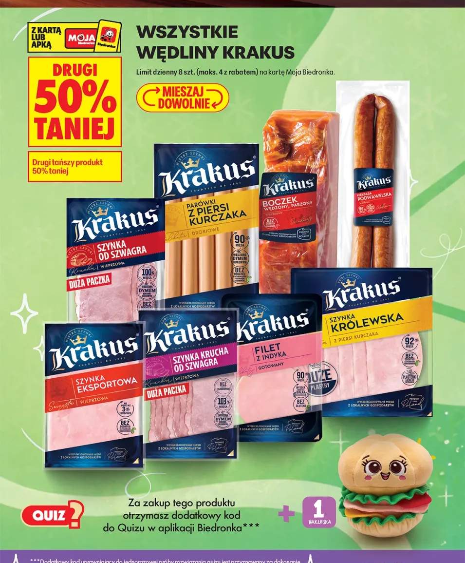 Wędliny Krakus +8 wariantów