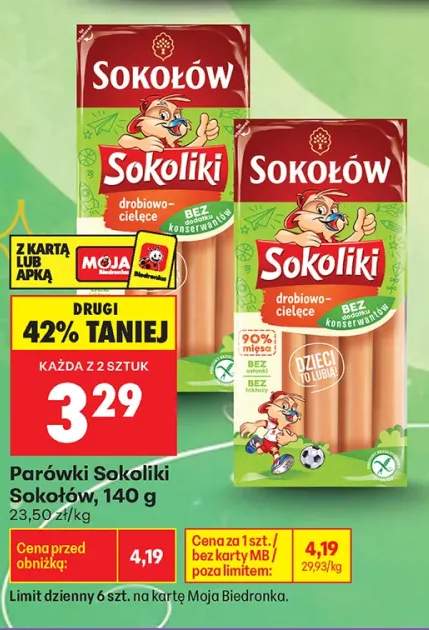 Parówki Sokoliki Sokołów