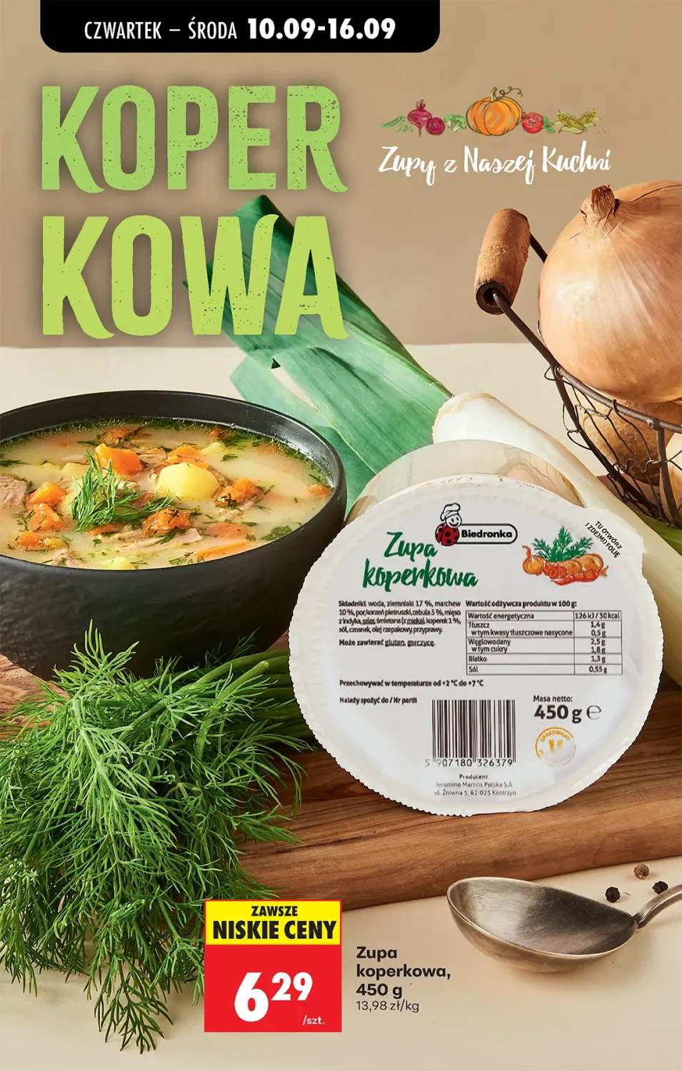 Zupa koperkowa Zupy z Naszej Kuchni