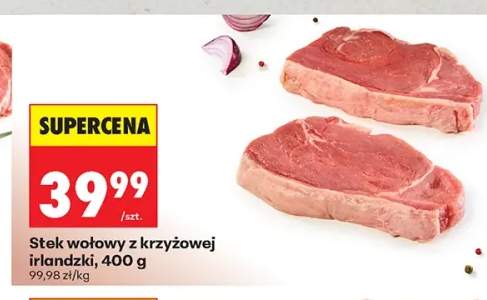 Stek wołowy z krzyżowej irlandzki