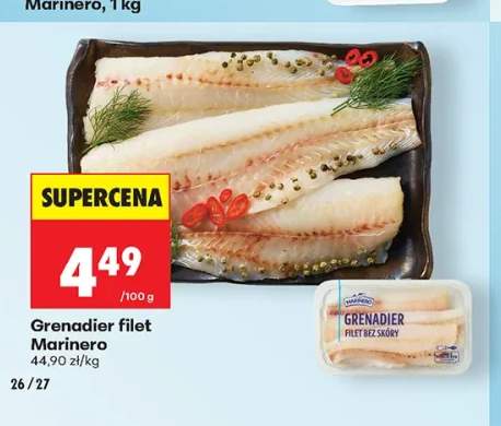 Grenadier filet Marinero