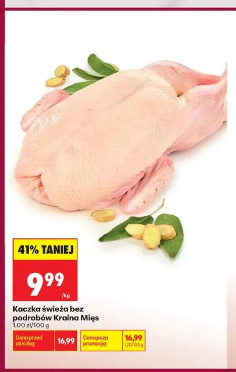 Kaczka świeża bez podrobów Kraina Mięs