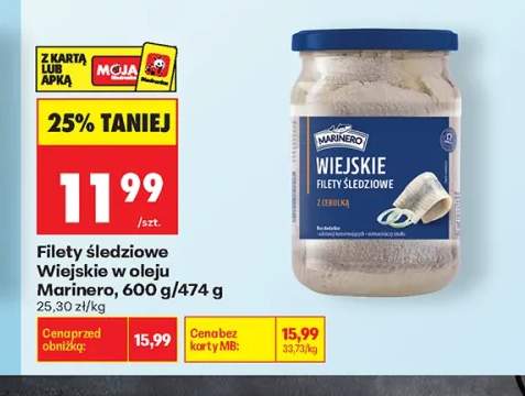 Filety śledziowe Wiejskie w oleju Marinero