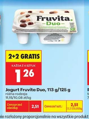 Jogurt Fruvita Duo