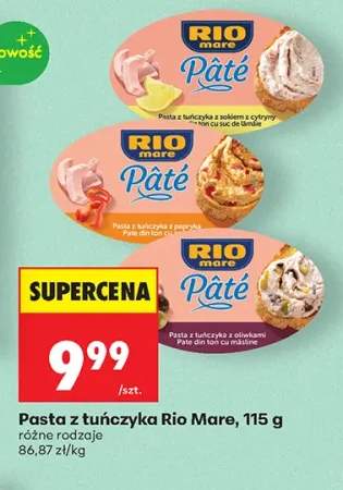 Pasta z tuńczyka z sokiem z cytryny Rio Mare +2 warianty