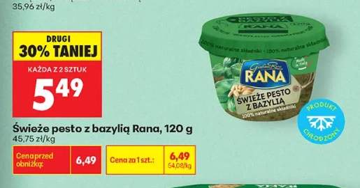 Świeże pesto z bazylią Rana