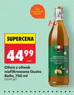 Oliwa z oliwek niefiltrowana Gusto Bello