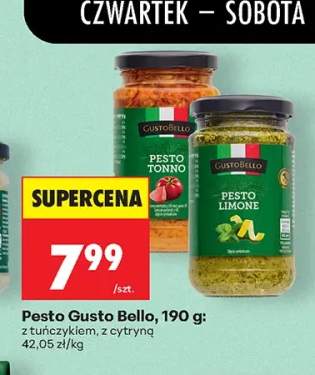 Pesto Gusto Bello z tuńczykiem +1 wariant