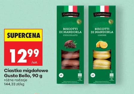 Ciastka migdałowe Gusto Bello Limone +1 wariant