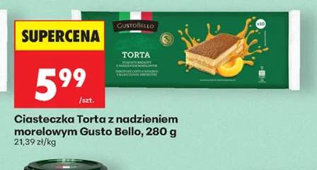Ciasteczka Torta z nadzieniem morelowym Gusto Bello
