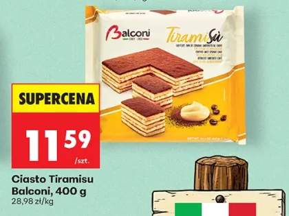 Ciasto Tiramisu Balconi