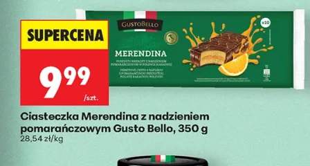 Ciasteczka Merendina z nadzieniem pomarańczowym Gusto Bello