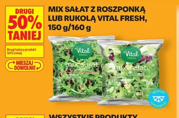 Mix sałat z roszponką Vital Fresh +1 wariant
