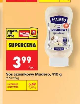 Sos czosnkowy Madero