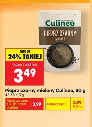 Pieprz czarny mielony Culineo