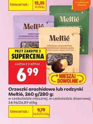 Orzeszki arachidowe w czekoladzie mlecznej Meltié +3 warianty