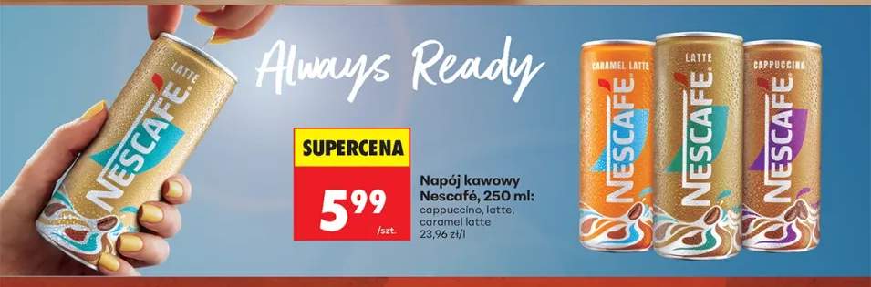 Kawa rozpuszczalna Napój kawowy Nescafé cappuccino +2 warianty