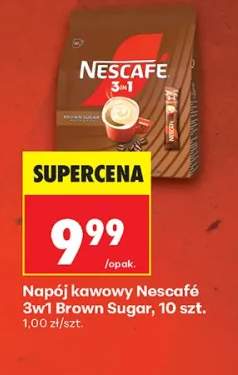 Kawa rozpuszczalna Napój kawowy Nescafé 3w1 Brown Sugar