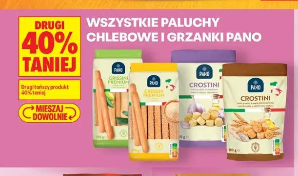 Mini grzanki Crostini z czosnkiem Pano +3 warianty