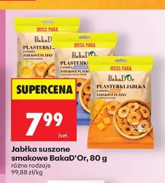 Jabłka suszone smakowe BakaD'Or