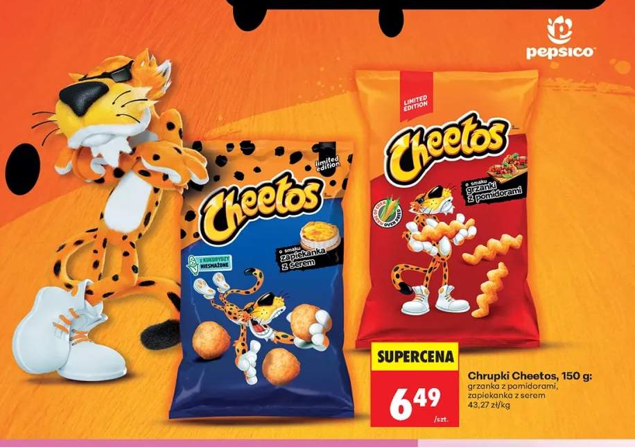 Chrupki Cheetos zapiekanka z serem +1 wariant