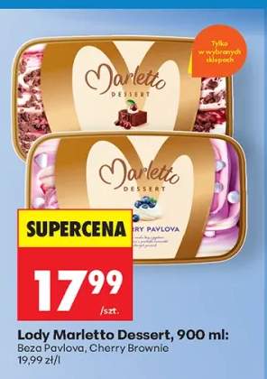 Lody Marletto Dessert Beza Pavlova +1 wariant