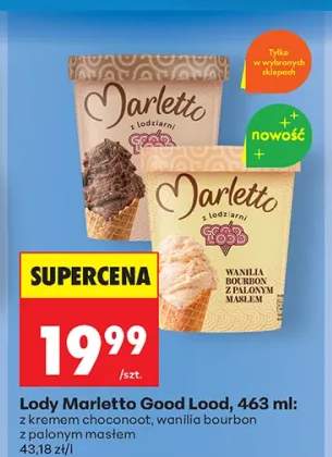 Lody Marletto Good Lood z kremem choconoot +1 wariant