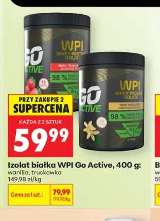 Izolat białka WPI Go Active wanilia +1 wariant