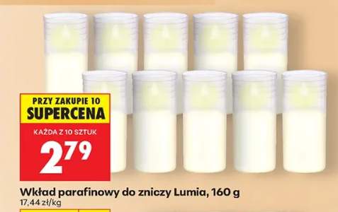 Wkład parafinowy do zniczy Lumia
