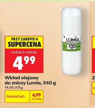 Wkład olejowy do zniczy Lumia