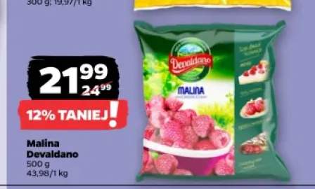 maliny mrożone