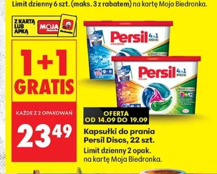 Kapsułki do prania Persil Discs Universal +1 wariant