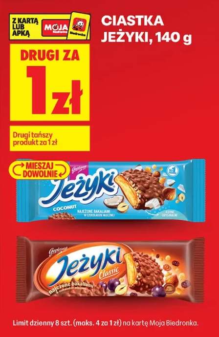 Ciastka Jeżyki Classic +1 wariant