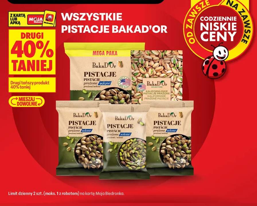 Pistacje BakaD'Or +3 warianty