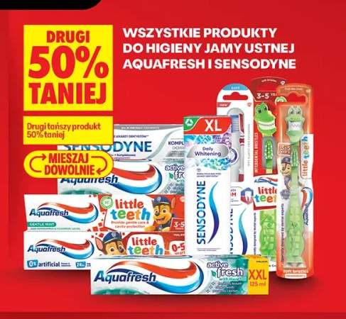 Produkty do higieny jamy ustnej Aquafresh i Sensodyne