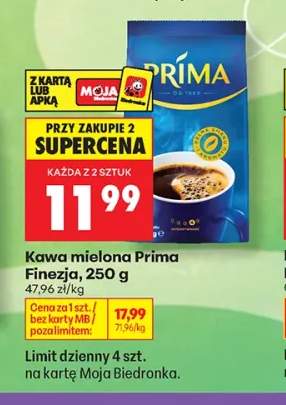 Kawa mielona Prima Finezja