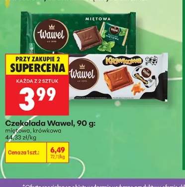 Czekolada Wawel miętowa +1 wariant
