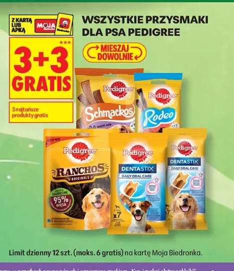 Przysmaki dla psa Pedigree +5 wariantów