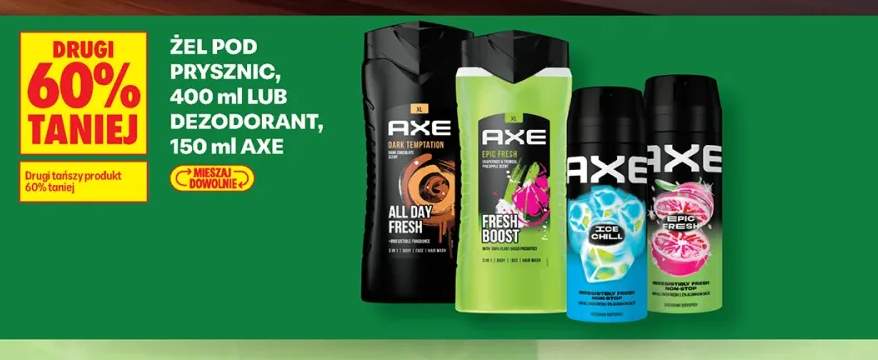 Żel pod prysznic Axe Dark Temptation +3 warianty