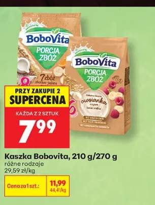 Kaszka BoboVita Porcja Zbóż 7 zbóż zbożowo-jaglana +1 wariant