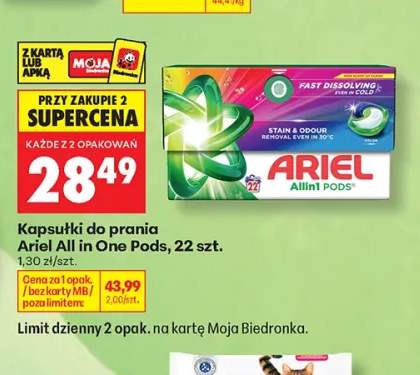 Kapsułki do prania Ariel All in One Pods