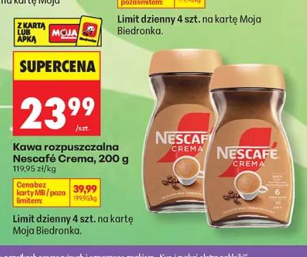 Kawa rozpuszczalna Nescafé Crema