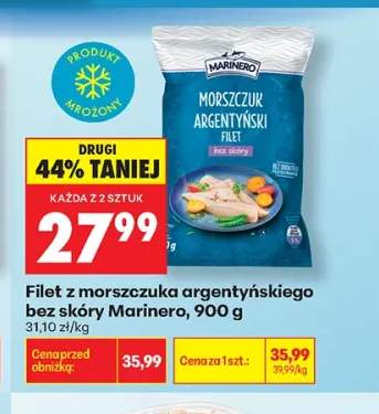 Filet z morszczuka argentyńskiego bez skóry Marinero