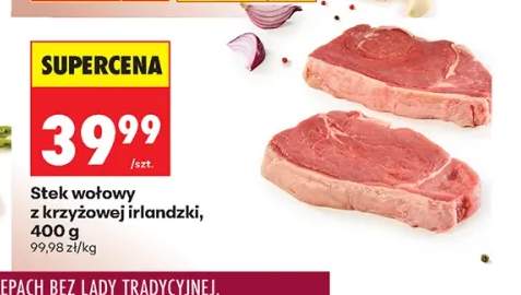 Stek wołowy z krzyżowej irlandzki